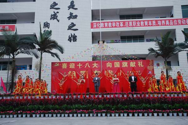 喜迎十八大 向国旗献礼.jpg