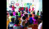 学前教育专业学生在我校幼师实验幼儿见习